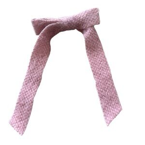 Elegant Pink Textured Hair Bow
